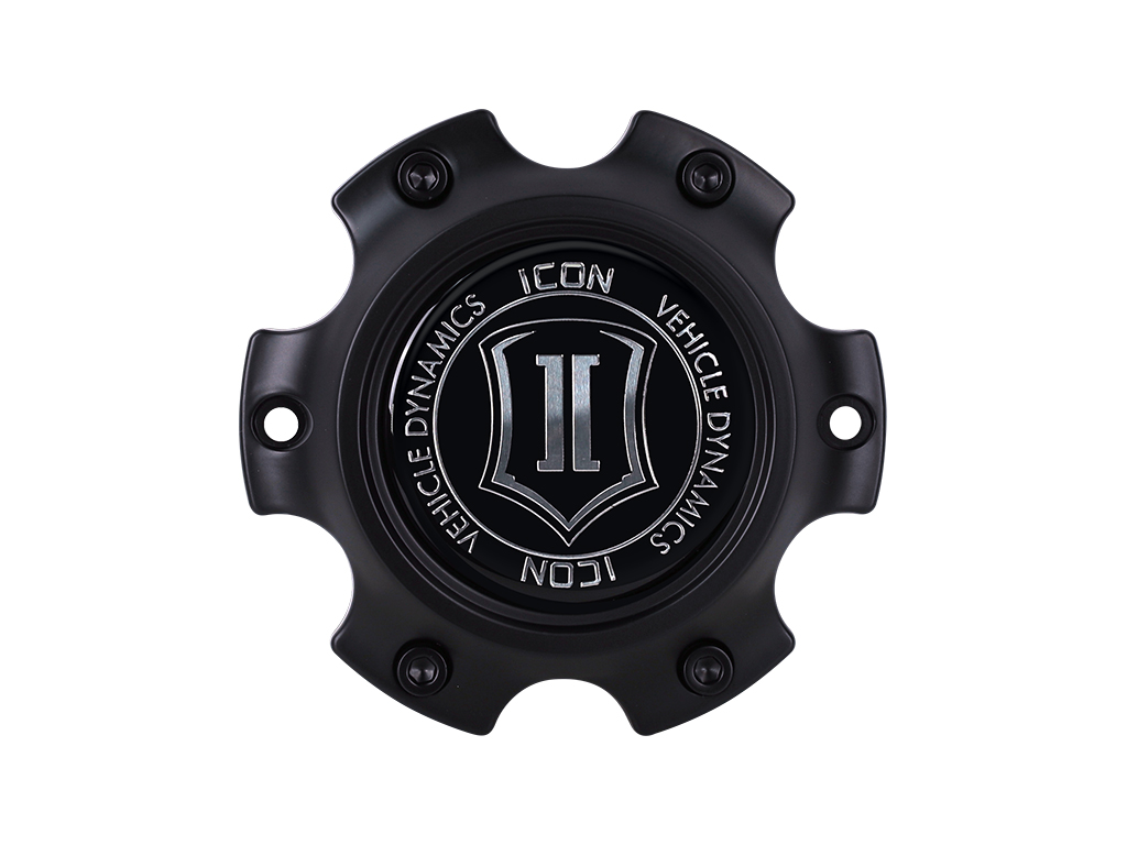 ICON Alloys Low-Profile Center Cap, Compression/Rebound/Bandit Wheel, 6 x135 Bolt Pattern