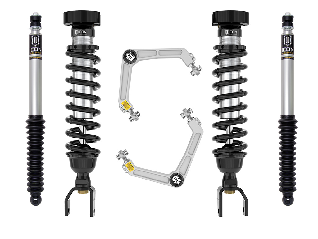 ICON 2019-2023 Ram 1500, 2-3" Lift, Stage 1 Suspension System, Billet UCA