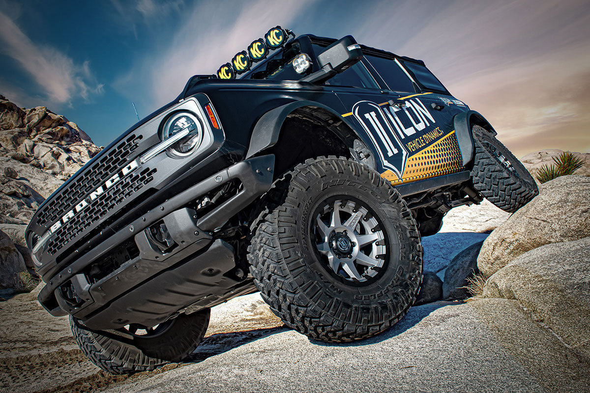 ICON 2021-2023 Bronco Sasquatch, 2-3" Lift, Stage 3 Suspension System, Billet UCA