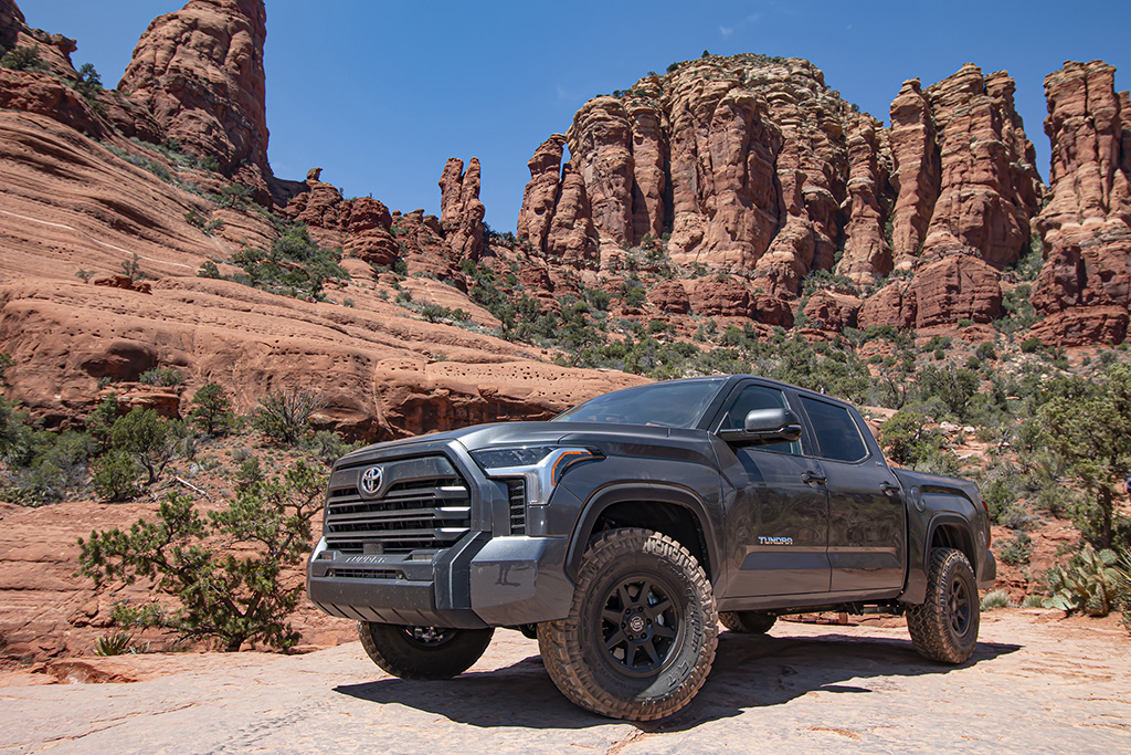 ICON 2022-2025 Toyota Tundra, 0-3" Lift, Stage 2, 2.5 EXP Suspension System, Billet