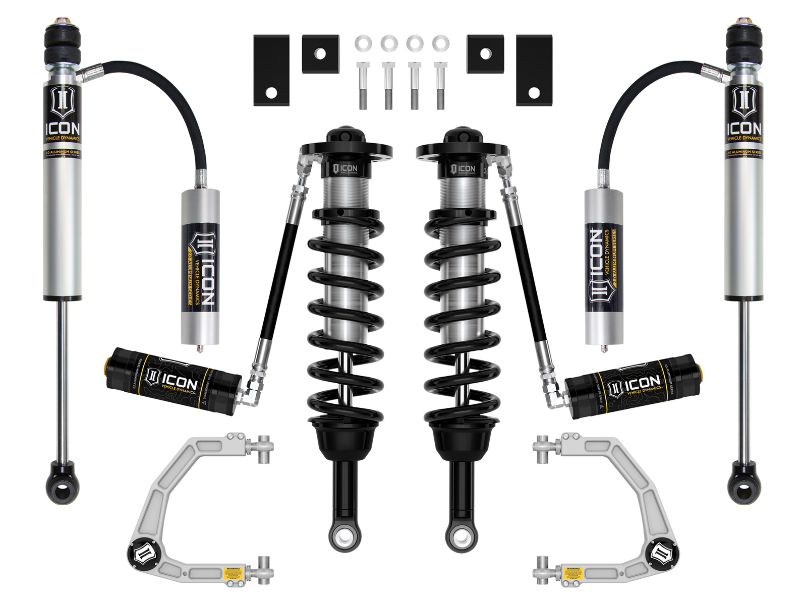 ICON 2022-2025 Toyota Tundra, 1.25-3.5" Lift, Stage 6, 2.5 Suspension System, Billet