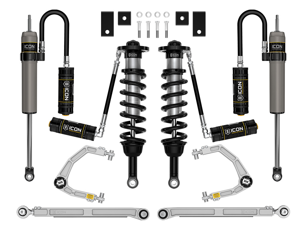 ICON 2022-2025 Toyota Tundra, 1.25-3.5" Lift, Stage 8, 2.5 Suspension System, Billet