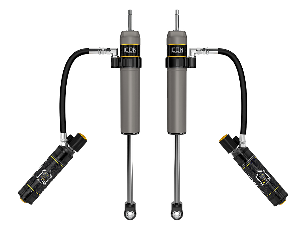 ICON 2022-2025 Toyota Tundra 0-1.5” Lift/2023-2024 Sequoia 0-4" Lift, Rear, V.S. 2.5 Aluminum Series Shock Absorbers, Remote Reservoir w/ CDEV, Pair