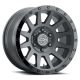 ICON Alloys Compression, Double Black, 18 x 9 / 6 x 5.5, 25mm Offset, 6" BS