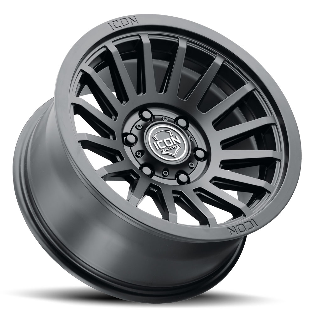 ICON Alloys Recon SLX, Satin Black, 17 x 8.5, 5 X 4.5, 0MM Offset, 4.75" BS