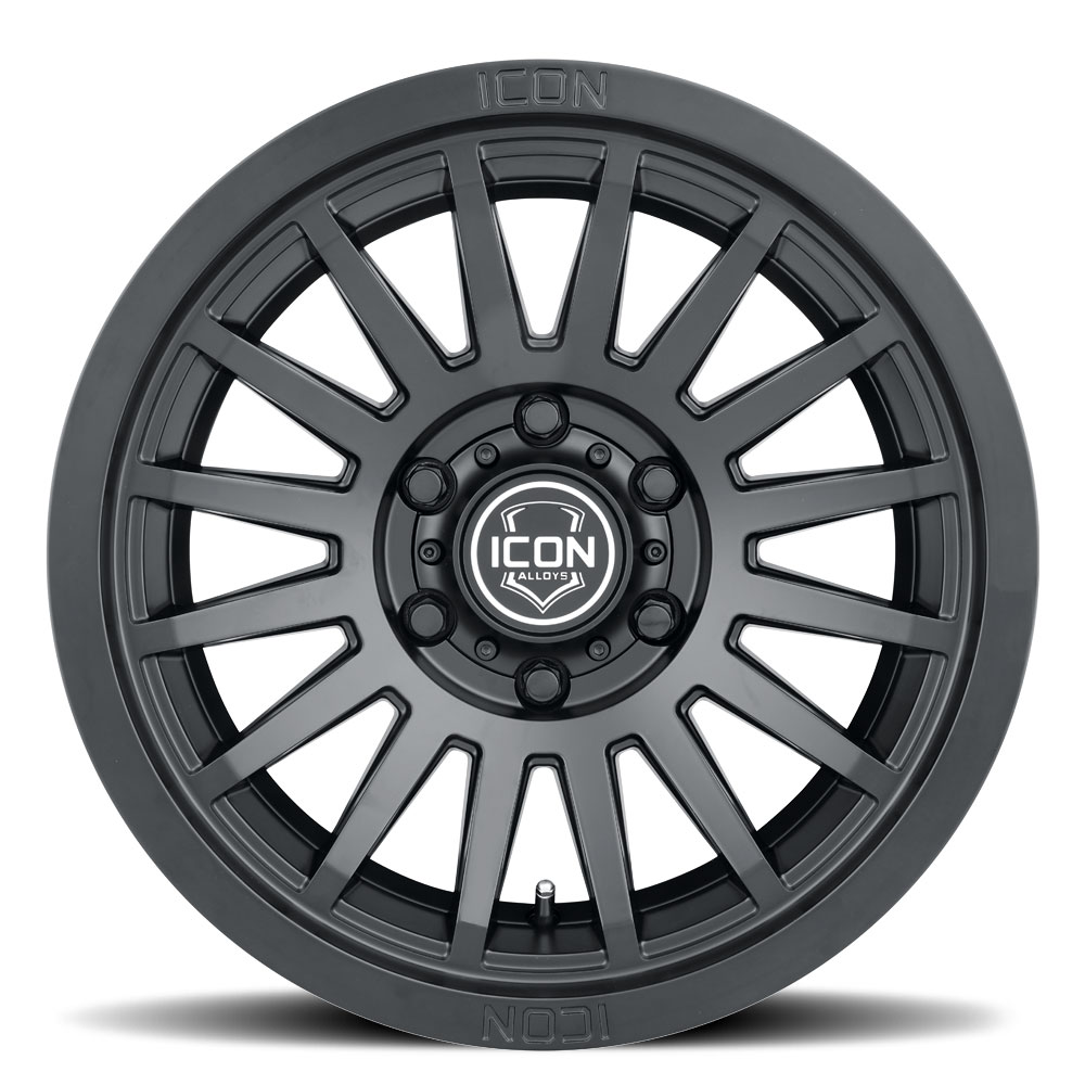 ICON Alloys Recon SLX, Satin Black, 17 x 8.5, 5 X 4.5, 0MM Offset, 4.75" BS