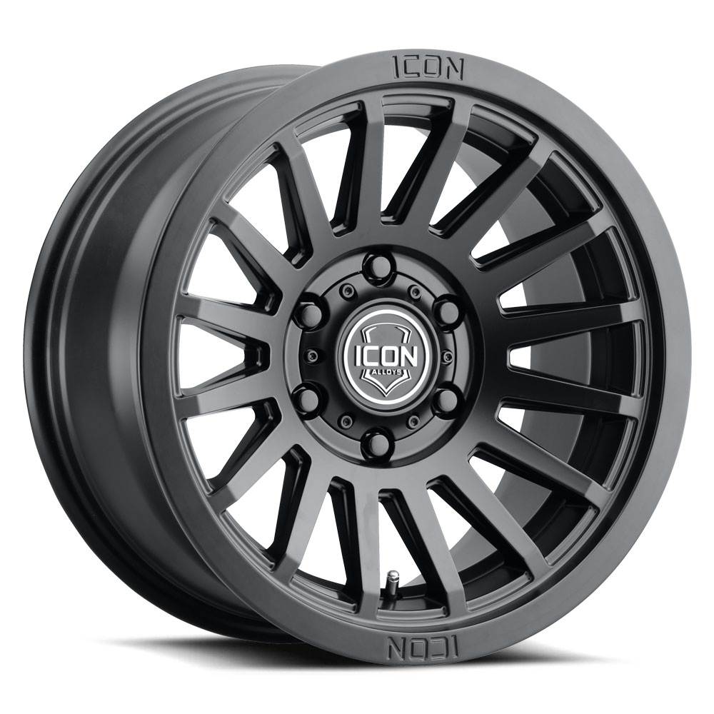 ICON Alloys Recon SLX, Satin Black, 17 x 8.5, 5 X 4.5, 0MM Offset, 4.75" BS