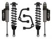 ICON 2021-2024 Ford F-150 4WD, 2.75-3.5" Lift, Stage 2 Suspension System, Tubular