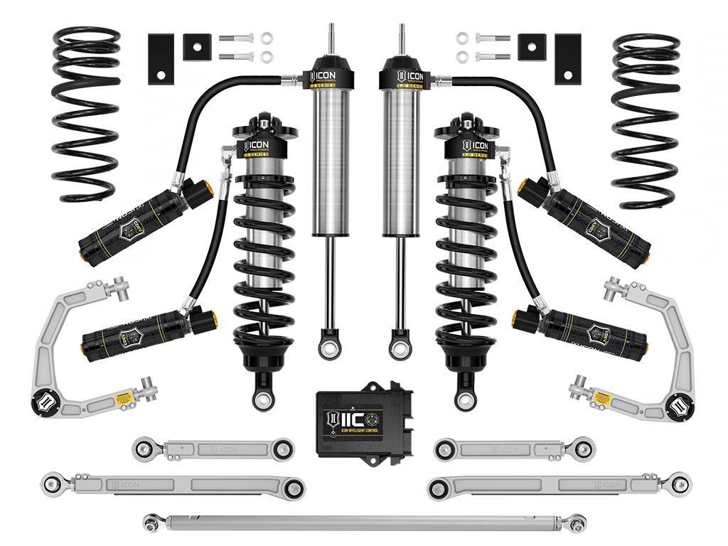 ICON 2022-2025 Toyota Tundra, 1.25-3.25" Lift, Stage 6 (TRD), 3.0 Suspension System, Billet