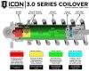 ICON 22-23 Toyota Tundra 2-3.25" Lift Stage 6 3.0 Suspension System, Tubular