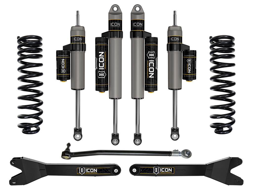 ICON 2023 Ford F-250/F-350 Super Duty 4WD Diesel, 2.5" Lift, Stage 3 Suspension System w/ Radius Arms