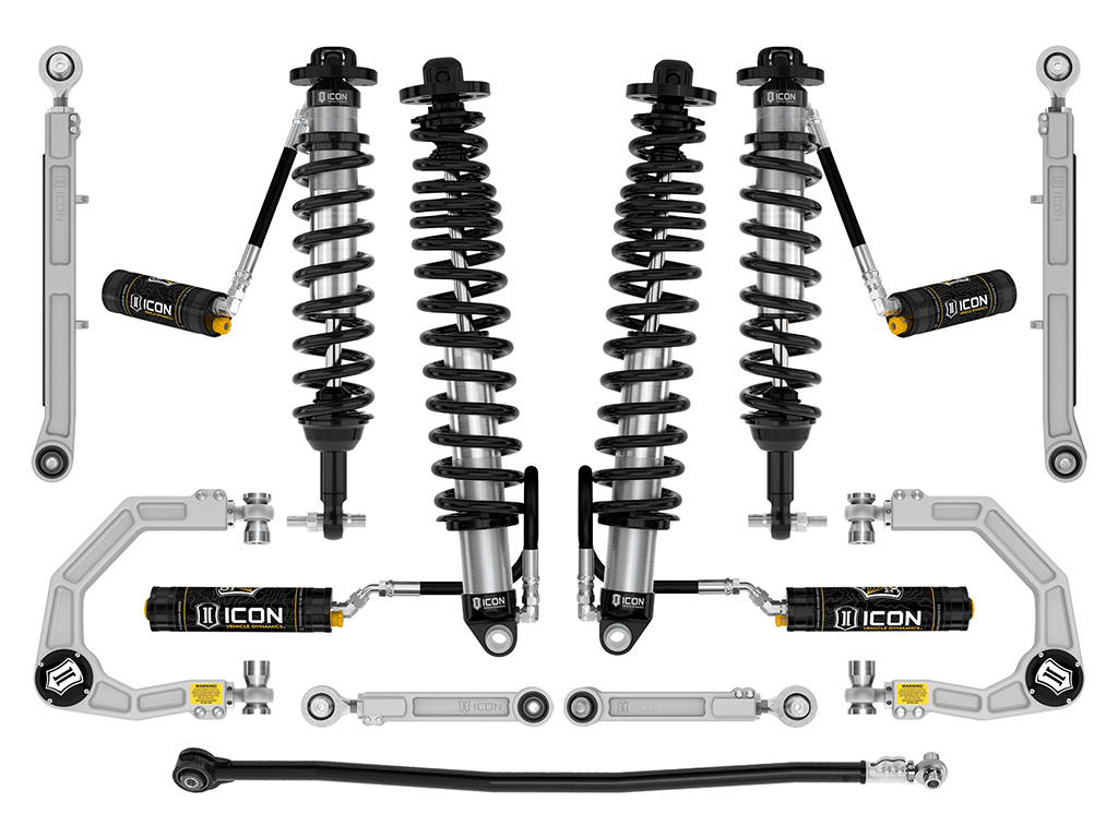ICON 2021-2023 Ford Bronco, Non-Sasquatch, 3-4" Lift, Stage 7 Suspension System, CDCV, Billet, Heavy Rate Rear Spring