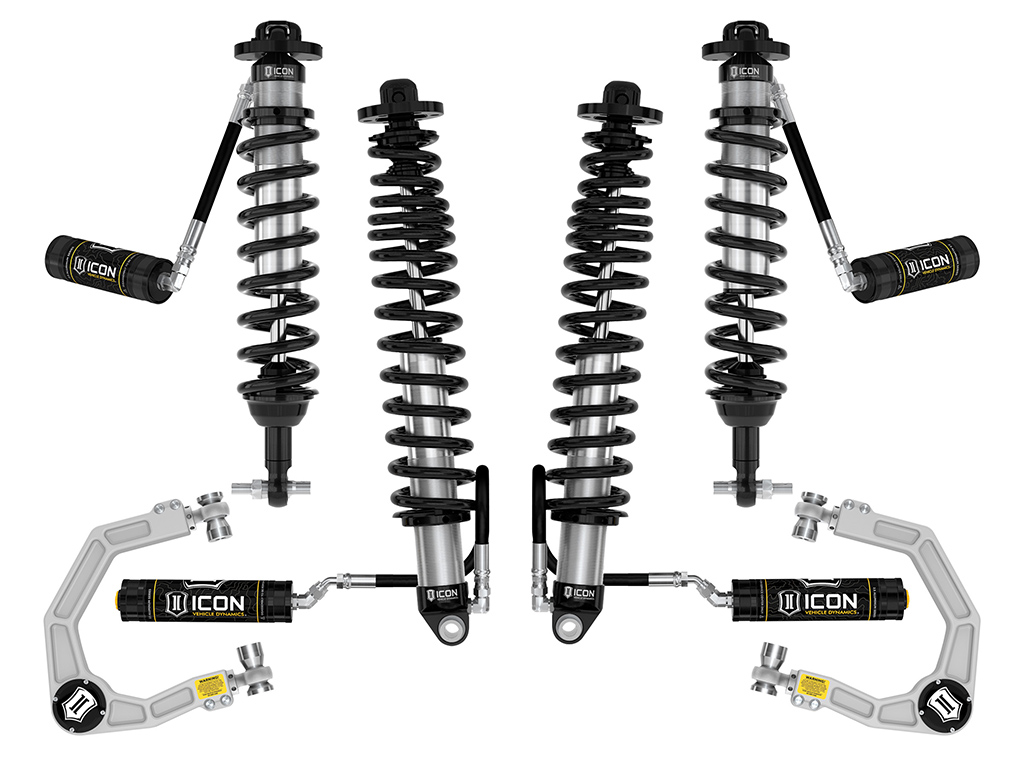 ICON 2021-2023 Ford Bronco, Sasquatch, 2-3" Lift, Stage 4 Suspension System, Billet, Heavy Rate Rear Spring