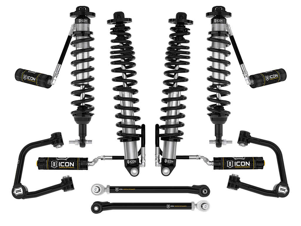 ICON 2021-2023 Ford Bronco, Sasquatch, 2-3" Lift, Stage 5 Suspension System, Tubular, Heavy Rate Rear Spring