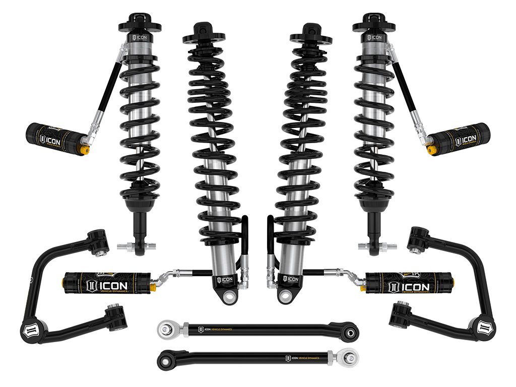 ICON 2021-2023 Ford Bronco, Sasquatch, 2-3" Lift, Stage 6 Suspension System, CDCV, Tubular, Heavy Rate Rear Spring