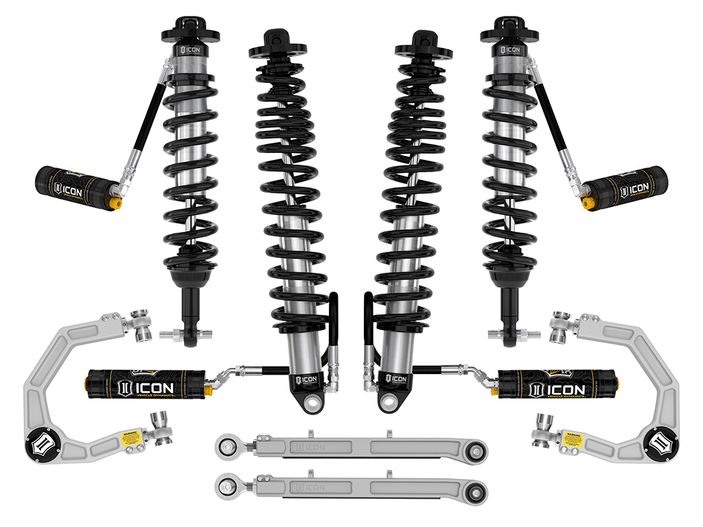 ICON 2021-2023 Ford Bronco, Sasquatch, 2-3" Lift, Stage 6 Suspension System, CDCV, Billet, Heavy Rate Rear Spring