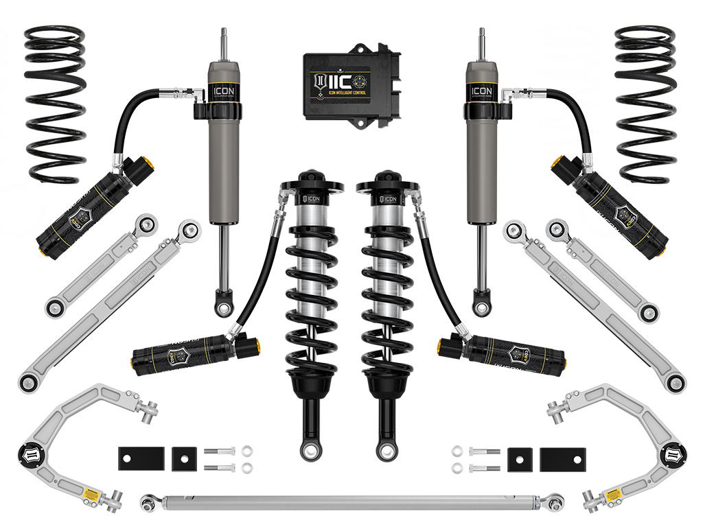 ICON 2022-2025 Toyota Tundra, 1.25-3.5" Lift, Stage 14, 2.5 Suspension System, Billet