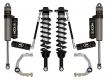 ICON 2021-2024 Ford F-150 4WD, 2.75-3.5" Lift, Stage 3 Suspension System, Billet