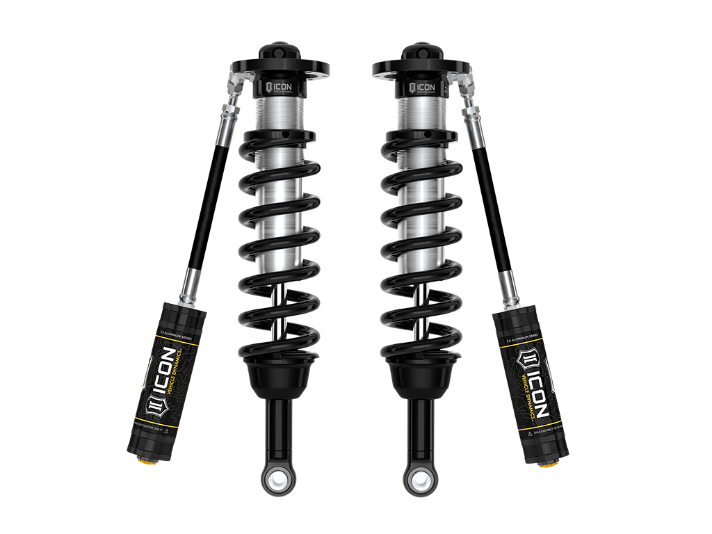 ICON 2022-2024 Toyota Tundra, 5-6" Lift, Front, V.S. 2.5 Series Coilover Kit, Remote Reservoir, Pair