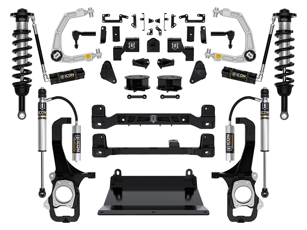 ICON 2022-2024 Toyota Tundra, 6" Lift, Stage 3 Suspension System, Billet