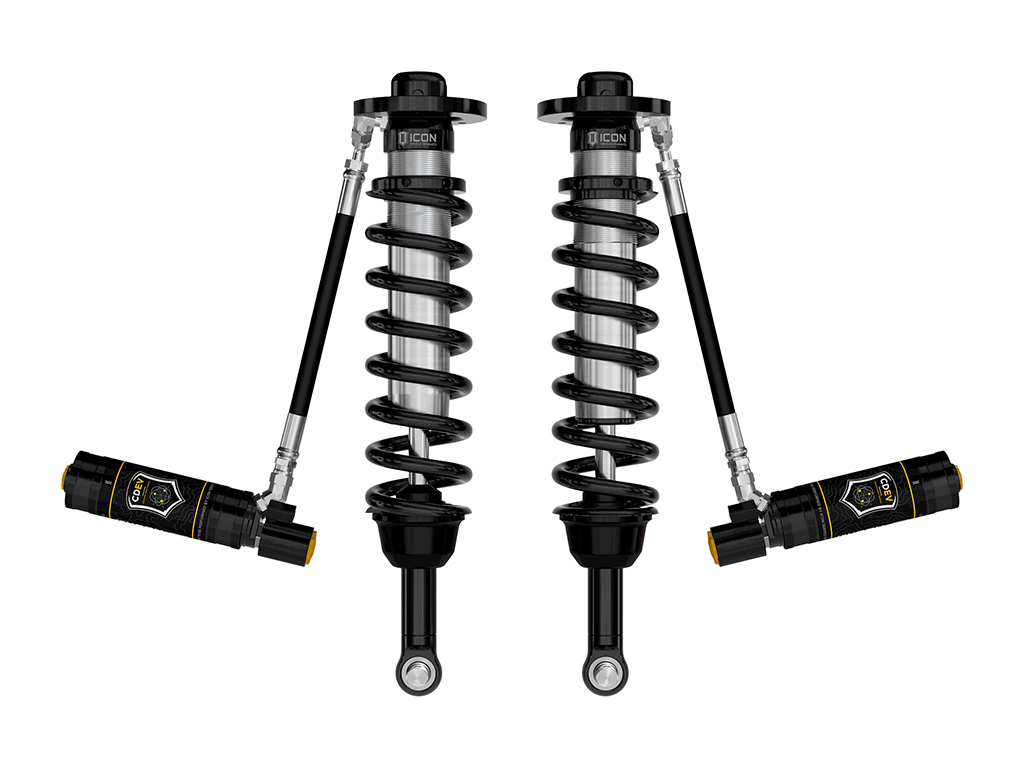 ICON 2021-2023 Ford F-150 4WD/Tremor, 3.5-4.5"/2.5-3" Lift, Front 2.5 VS Remote Reservoir with CDEV Coilovers, Pair