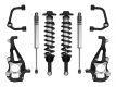 ICON 2021-2024 Ford F-150 4WD, 3.5-4.5" Lift, Stage 1 Suspension System, Tubular
