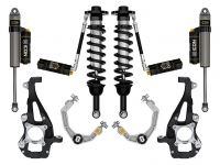 ICON 2021-2023 Ford F-150 4WD, 3.5-4.5" Lift, Stage 4 Suspension System, Billet UCA