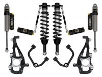 ICON 2021-2024 Ford F-150 4WD, 3.5-4.5" Lift, Stage 4 Suspension System, Tubular, CDCV