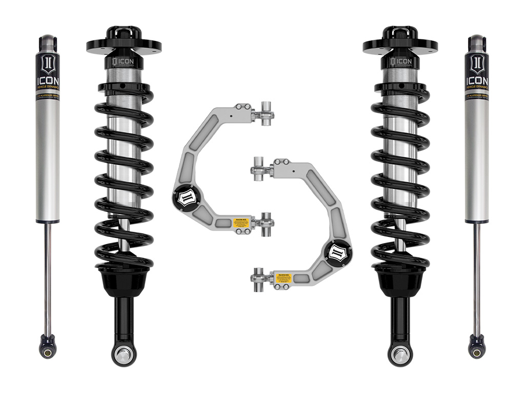 ICON 2021-2024 Ford F-150 Tremor, 2.5-3" Lift, Stage 1 Suspension System, Billet