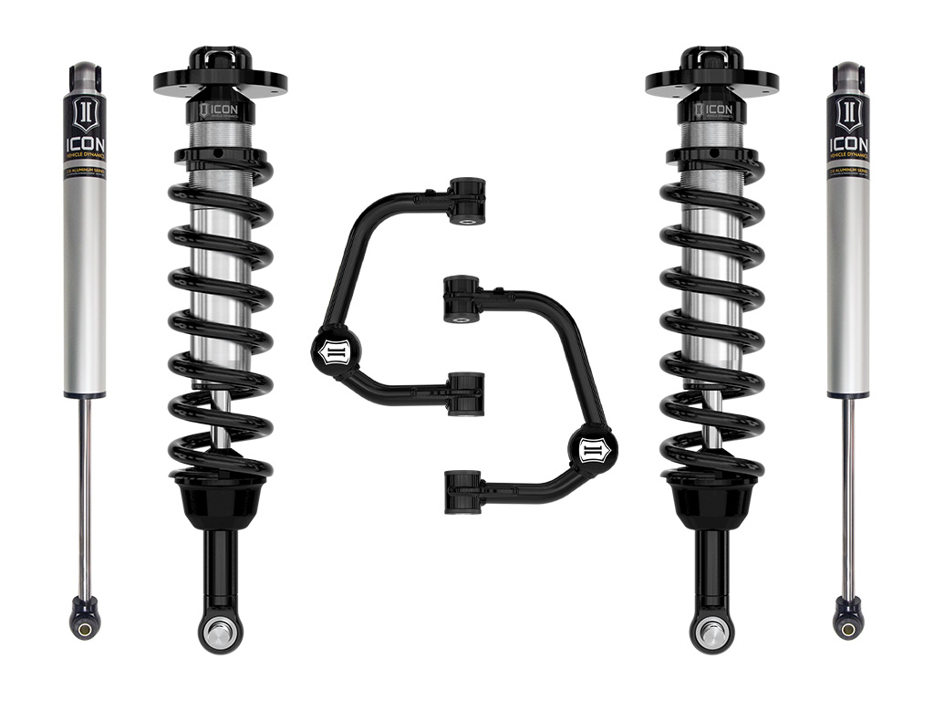 ICON 2021-2024 Ford F-150 Tremor, 2.5-3" Lift, Stage 1 Suspension System, Tubular