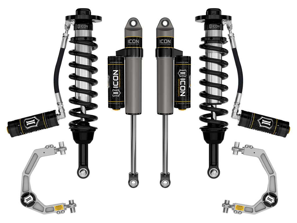 ICON 2021-2024 Ford F-150 Tremor, 2.5-3" Lift, Stage 3 Suspension System, Billet