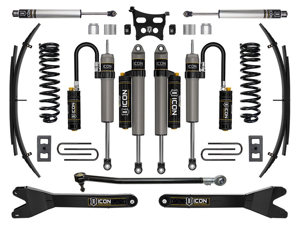 ICON 2023 Ford F-250/F-350 Super Duty 4WD Gas, 2.5" Lift, Stage 5 Suspension System w/ Radius Arms and Expansion Packs
