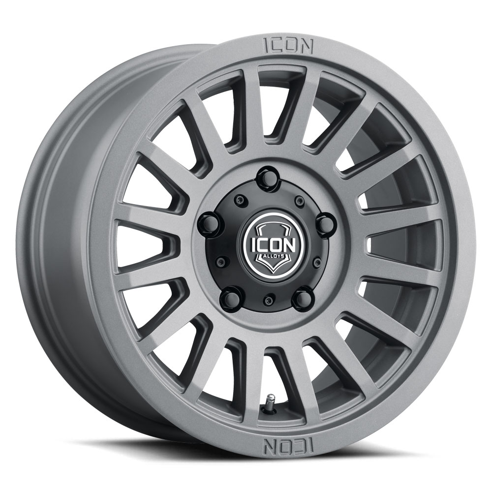 ICON Alloys Recon SLX, Charcoal, 18 x 9 / 5 x 5, -12mm Offset, 4.5" BS