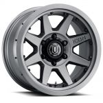 ICON Alloys Rebound PRO, Titanium, 17 x 8.5 / 5 x 5.5, 0mm Offset, 4.75" BS, 108mm Hub Bore