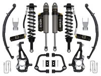 ICON 2021-2023 Ford F-150 4WD, 3.5-4.5" Lift, Stage 4 Suspension System, Tubular UCA w/ Leaf Packs