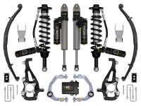 ICON 2021-2024 Ford F-150 4WD, 3.5-4.5" Lift, Stage 5 Suspension System, Billet, w/ Leaf Packs