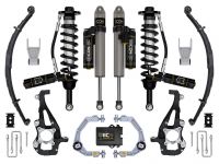 ICON 2021-2023 Ford F-150 4WD, 3.5-4.5" Lift, Stage 5 Suspension System, Billet UCA w/ Leaf Packs