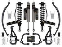 ICON 2021-2024 Ford F-150 4WD, 3.5-4.5" Lift, Stage 5 Suspension System, Tubular, w/ Leaf Packs