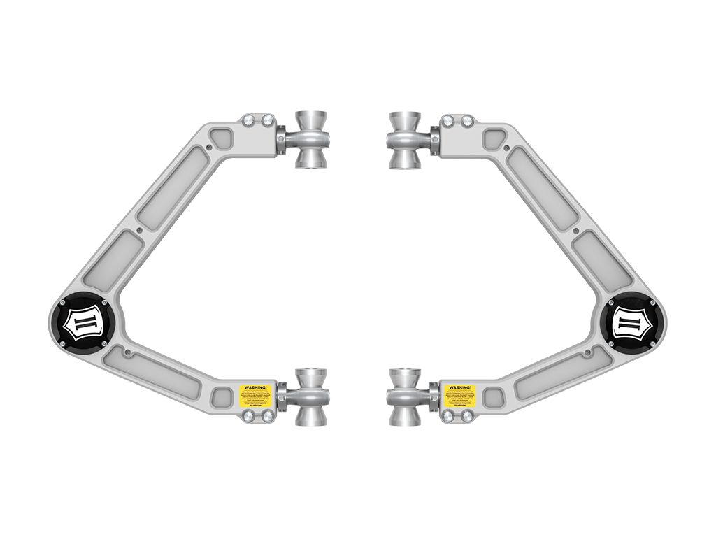 ICON 2023 GMC Canyon/Chevrolet Colorado Trail Boss & ZR2, Billet Upper Control Arms, w/ Delta Joint PRO