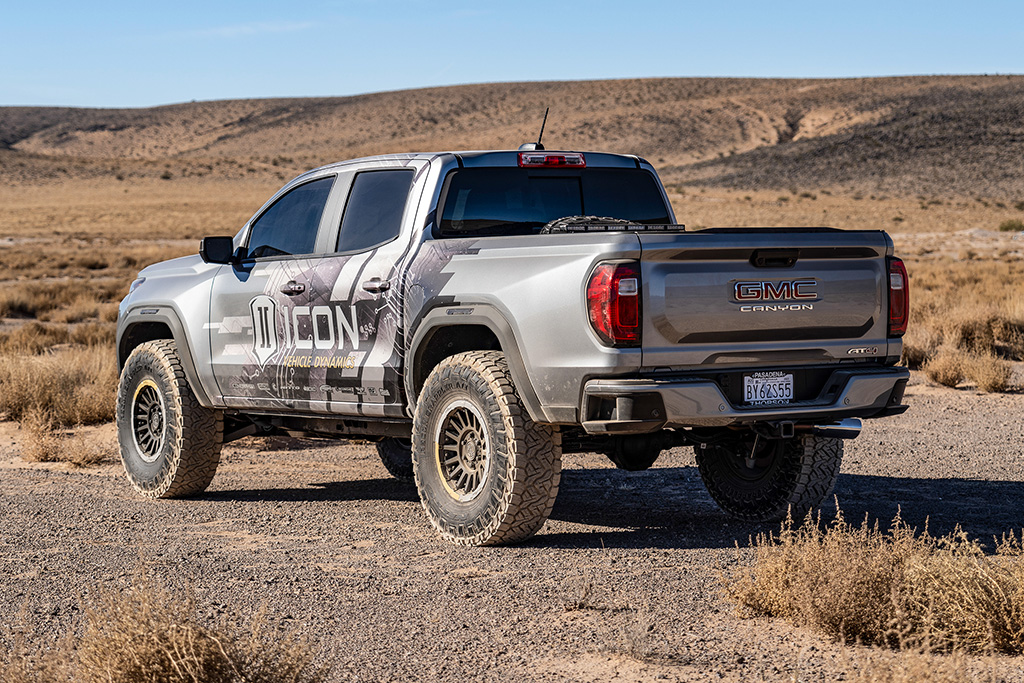 ICON 2023 GMC Canyon AT4, Denali, & Elevation/Chevrolet Colorado Trail Boss, 1.75-2.5" Lift, Stage 3 Suspension System w/ Billet Upper Control Arms