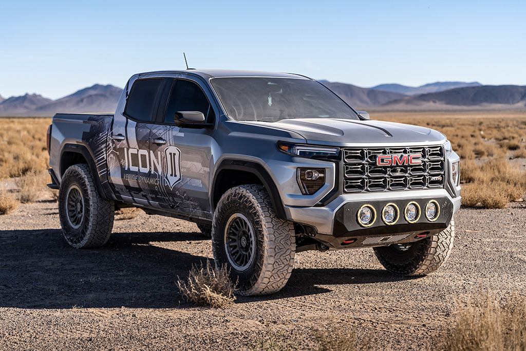 ICON 2023 GMC Canyon AT4, Denali, & Elevation/Chevrolet Colorado Trail Boss, 1.75-2.5" Lift, Stage 3 Suspension System w/ Billet Upper Control Arms