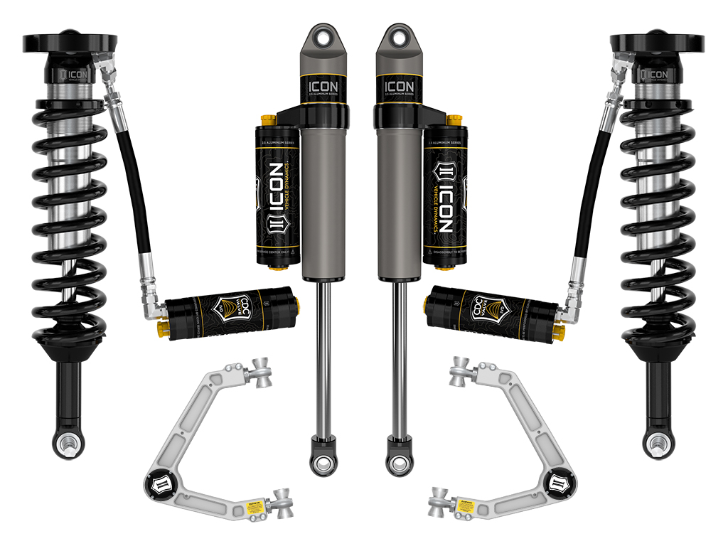 ICON 2023-2024 Chevrolet Colorado WT, LT, & Z71, 1.75-2.5" Lift, Stage 5 Suspension System w/ Billet Upper Control Arms