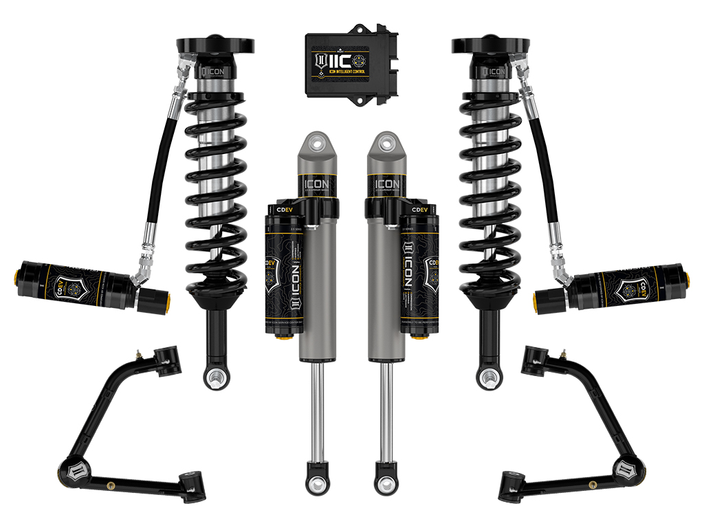 ICON 2023-2024 Chevrolet Colorado WT, LT, & Z71, 1.75-2.5" Lift, Stage 6 Suspension System w/ Tubular Upper Control Arms