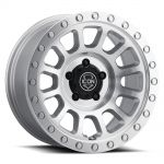 ICON Alloys Hulse, Silver Machined, 17 x 8.5, 5 X 4.5, 0mm Offset, 4.75" BS