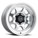 ICON Alloys Nuevo, Silver Machined, 17 x 8.5, 5 X 4.5, 0mm Offset, 4.75" BS