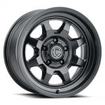 ICON Alloys Nuevo, Satin Black, 17 x 8.5 / 5 x 5, -6mm Offset, 4.5" BS