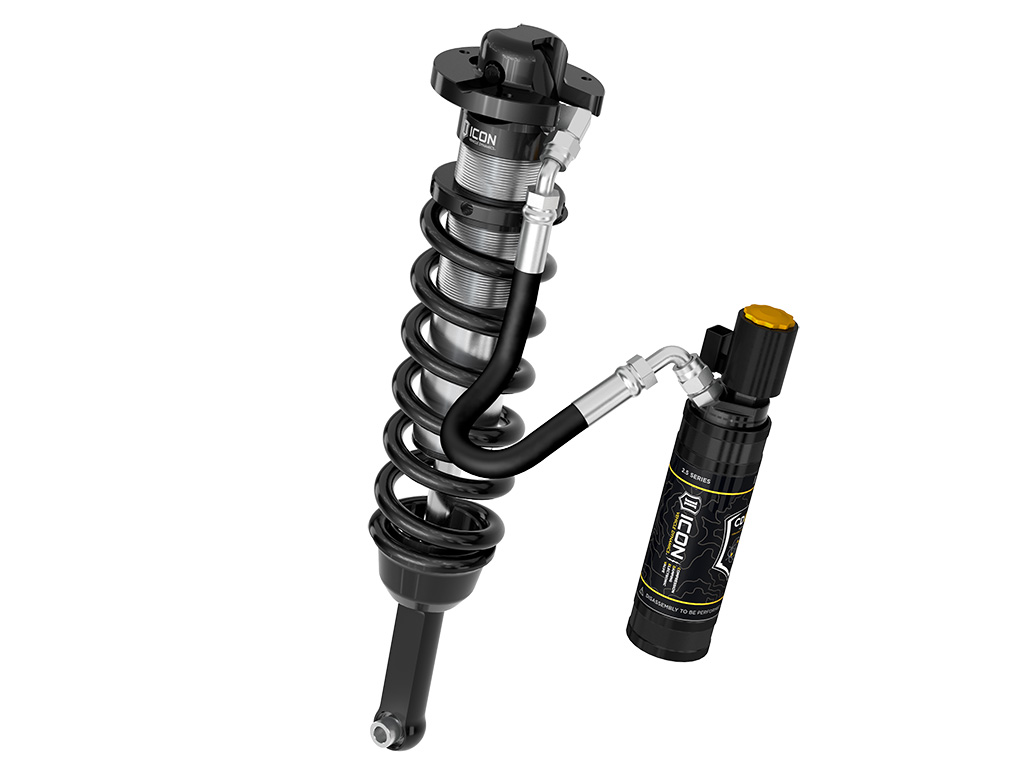 ICON 2005-2023 Toyota Tacoma, 2.5 VS Extended Travel, Remote Reservoir w/ CDEV Coilover Kit, 700 lbs/in Coils
