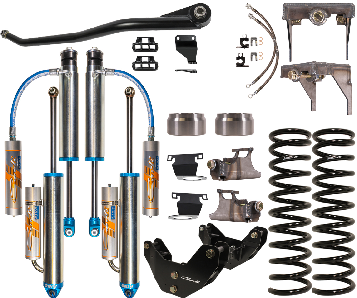 Carli Dominator 3.0 Leveling, Base, 3.25” Lift, 2013-22 Ram 3500, Diesel