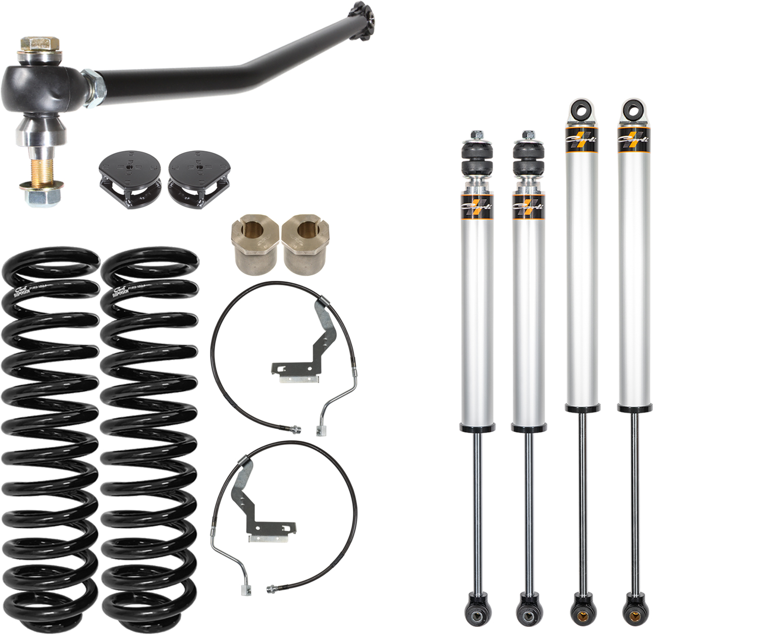 CARLI 17-23 FORD F250/350 4X4 GAS 2.0"/3.0" LIFT COMMUTER SYSTEM