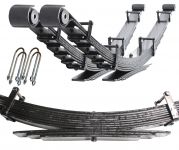 Carli Rear Progressive HD Leaf Spring Kit, 2003-09 Ram 2500/3500, Gas, 2” Lift